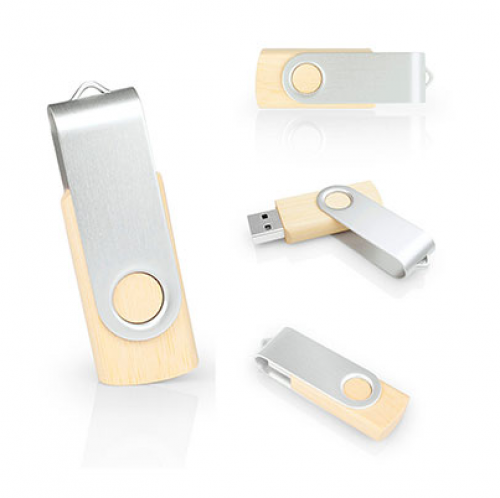 Paja Bamboo USB 4GB Slide Top.